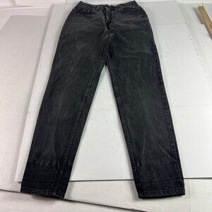 VTG Levi's Jeans Women's 27x30 512 Slim Tapered Black Faded Cotton Denim Tag 9 M
